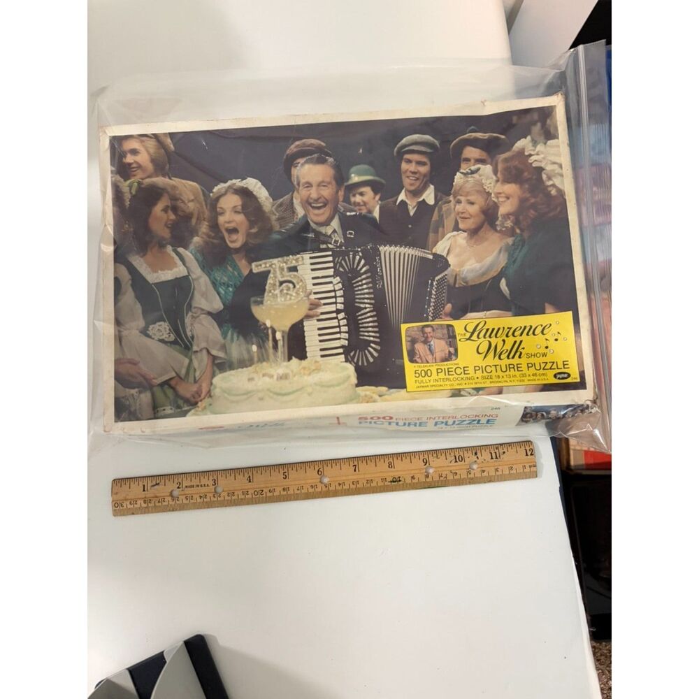 vtg The Lawrence Welk Show 500 pc  picture puzzle